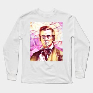 George Perkins Marsh Pink Portrait | George Perkins Marsh Artwork 15 Long Sleeve T-Shirt